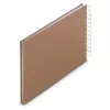 Hama 00009848 Fine Art Fotoalbum mit Spiralbindung 24x17, 50 weiße Seiten, Mousse