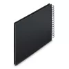 Hama 00009834 Fine Art Fotoalbum mit Spiralbindung 28x24, 50 schwarze Seiten, New Black