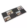 Hama 00009846 Fine Art Spiral-Fotoalbum 28x24, 50 schwarze Seiten, Weiß