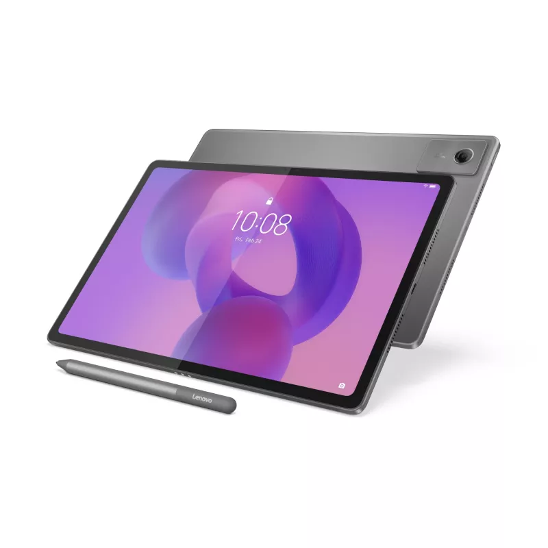 Lenovo Idea Tab Plus ZAG70201SE Tablet, 12,1 Zoll (30,7 cm) IPS, 8 GB RAM, 256 GB, WLAN, Android 15, mit Stift, Grau