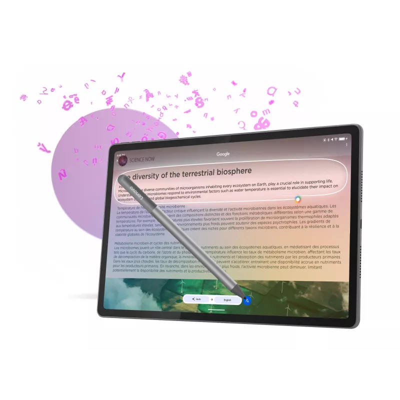 Lenovo Idea Tab Plus ZAG70201SE Tablet, 12,1 Zoll (30,7 cm) IPS, 8 GB RAM, 256 GB, WLAN, Android 15, mit Stift, Grau