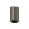 Mülleimer Brabantia 113246 3 L Rund Platin