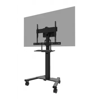 Tastaturablagen-Kit Neomounts AV40-500BL für 43–110 Zoll Bildschirme, VESA bis 600x400, max. Last 2,5 kg, 900×279×640 mm