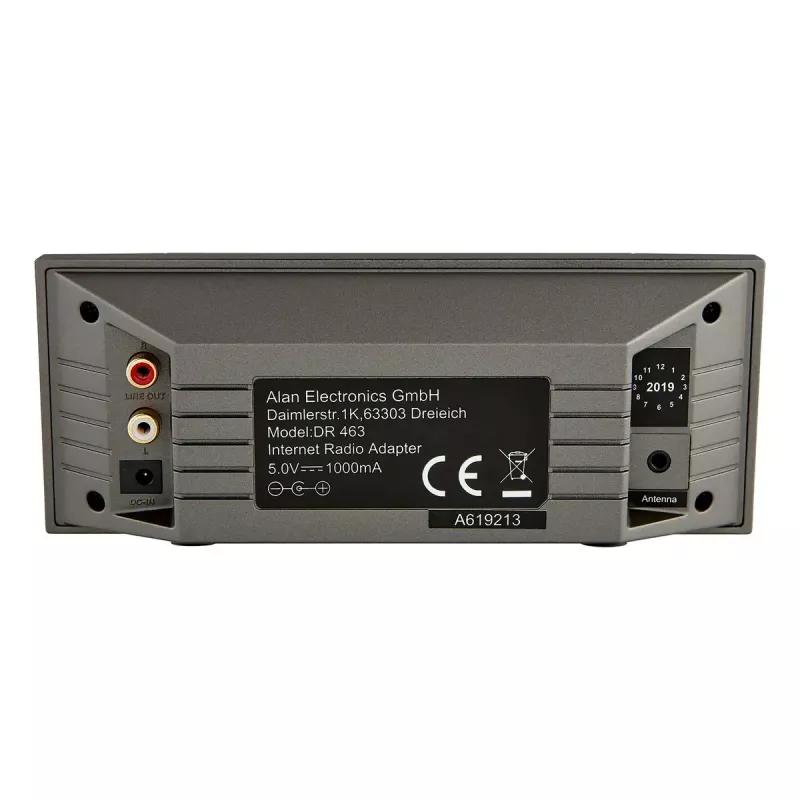 Albrecht DR 463+ Internet-, DAB+ und UKW-Radio-Adapter, grau