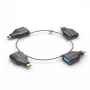 PureLink IQ-AR300 Adapter Ring Klein, 4x USB-C auf VGA/HDMI/miniDP/DP, schwarz
