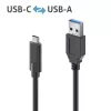 USB-Kabel PureLink IS2611-010 USB 3.2 Gen 2 1m USB-C USB-A Schwarz
