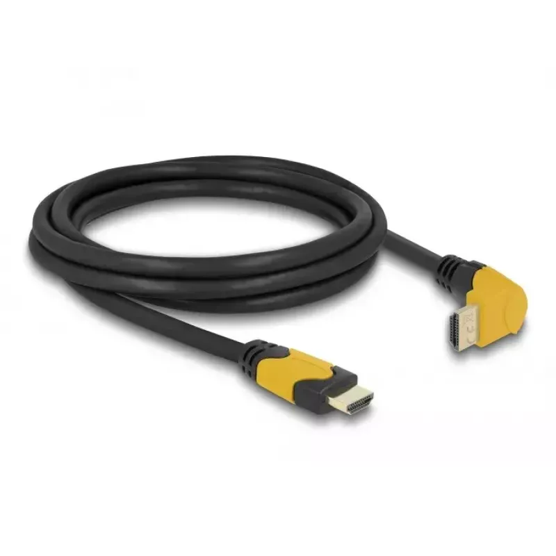HDMI-Kabel DeLOCK 86989 2m HDMI Typ A Standard Schwarz Gelb
