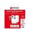 Skross Pro Light USB AC30PD World Reiseadapter, weiß