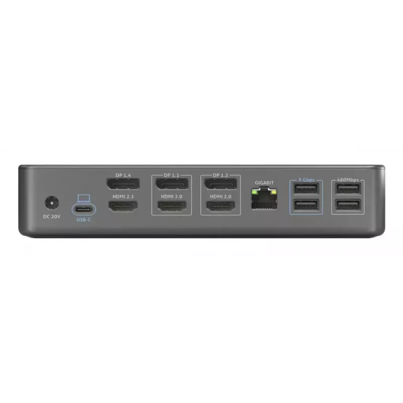 Dockingstation PureLink VL-D230DL USB 3.2 Gen 2 Type-C Grau Kabelgebunden