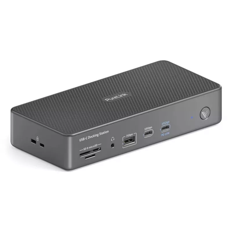 Dockingstation PureLink VL-D230DL USB 3.2 Gen 2 Type-C Grau Kabelgebunden