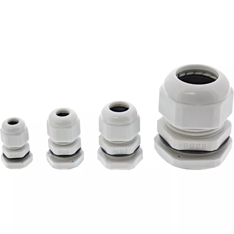 InLine Kabelverschraubung Nylon IP68 3,5 - 6 mm grau 10 Stück