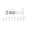 InLine Kabelverschraubung Nylon IP68 3,5 - 6 mm grau 10 Stück