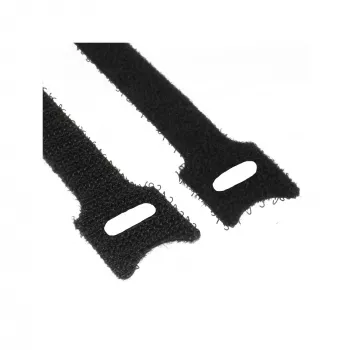 Kabelbinder InLine Klettverschluss 12×240 mm, Nylon, 10 Stück schwarz