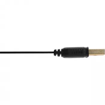 InLine USB 2.0 Flachkabel Typ A Stecker / Buchse goldbeschichtet schwarz 0,5 m