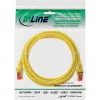 InLine Patchkabel S/FTP PiMF Cat.6 250MHz Kupfer halogenfrei gelb 0,5 m