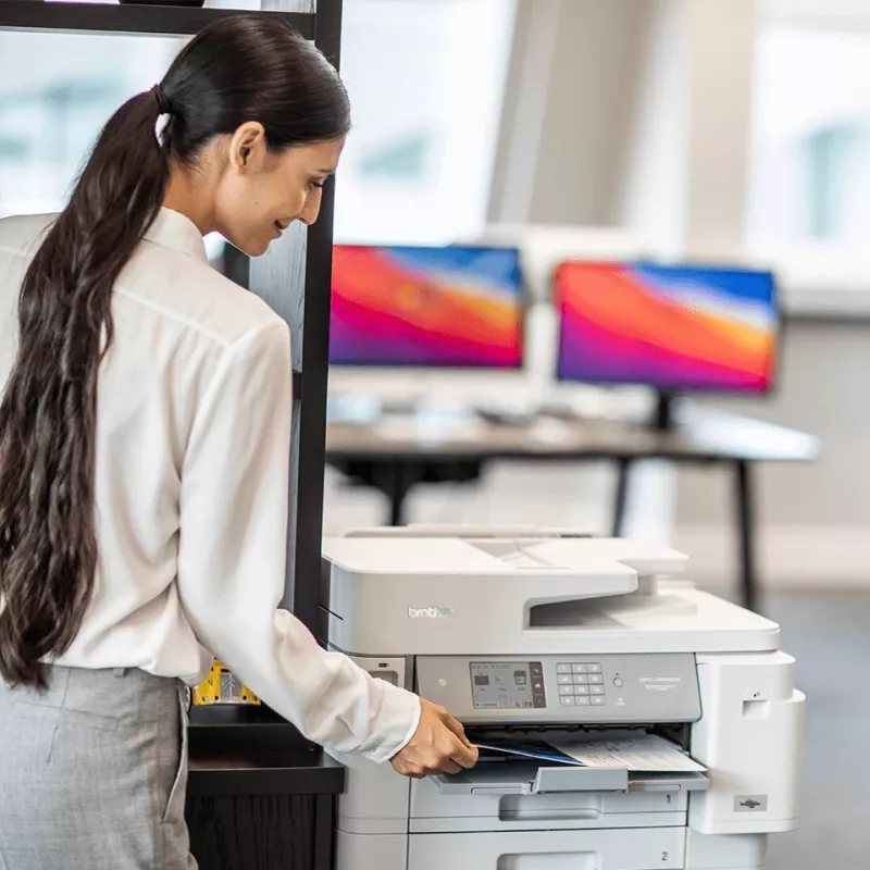 Brother MFC-J5955DW Farb-Tintenstrahl-Multifunktionsdrucker, A3, 1200 x 4800 DPI, 30 Seiten/Min., WLAN, Weiß