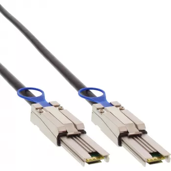 InLine SAS-Kabel, Mini-SAS 26-polig SFF-8088 auf Mini-SAS 26-polig SFF-8088, 2 m