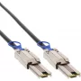 InLine SAS-Kabel, Mini-SAS 26-polig SFF-8088 auf Mini-SAS 26-polig SFF-8088, 2 m