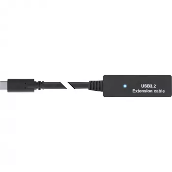 InLine USB 3.2 Gen.1 aktive Verlängerung, USB-C Stecker auf USB-C Buchse, 5m