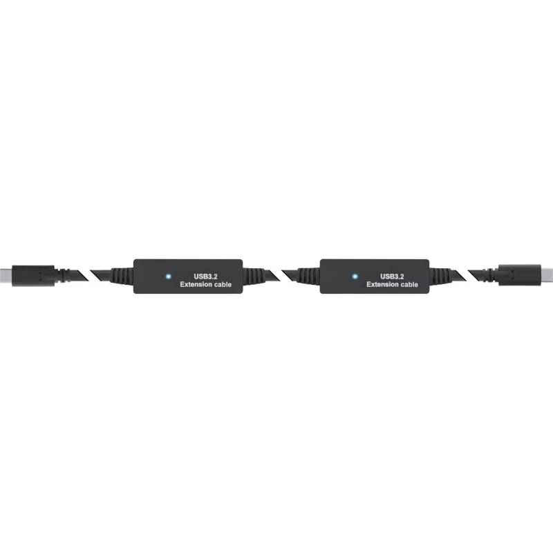 InLine USB 3.2 Gen.1 Aktivkabel, USB-C Stecker auf USB-C Stecker, 15m