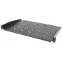 Intellinet 19-Zoll-Auslegerregal, 1U, Regaltiefe 300 mm, belüftet, max. 25 kg, schwarz, drei Jahre Garantie