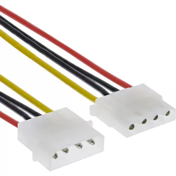 InLine Stromversorgungs-Verlängerungskabel 4polig Stecker/Buchse 29650B