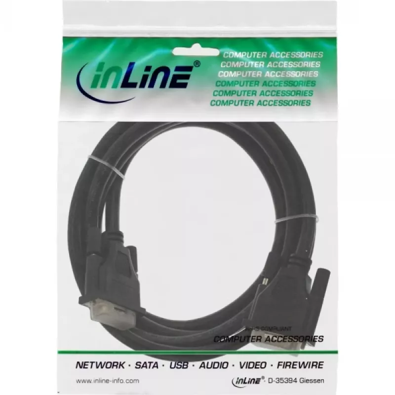 InLine DVI-D-Kabel 24+1 Stecker/Stecker Dual Link 5m