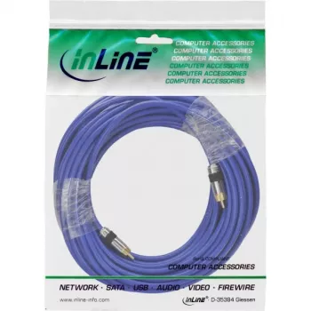 InLine Premium RCA Audio Kabel 1x RCA Stecker / Stecker vergoldet 15m