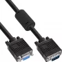InLine S-VGA-Verlängerungskabel 15 HD Stecker/Buchse schwarz 5m
