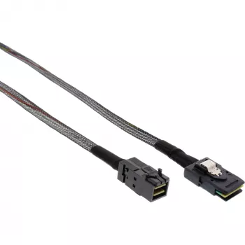 InLine Mini SAS HD Kabel SFF-8643 auf SFF-8087 mit Sideband 1m