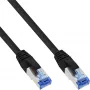 InLine 40St. Bulk-Pack Patchkabel S/FTP Cat.6A halogenfrei 500MHz schwarz 2m