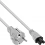 InLine Netzkabel, für Notebooks, grau, 1,8 m