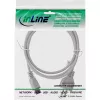 InLine Netzkabel, für Notebooks, grau, 1,8 m
