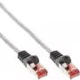 InLine Patchkabel S/FTP PiMF Cat.6 250MHz PVC Kupfer transparent 50m