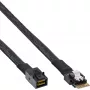 InLine schlank-SAS-Kabel InLine 24Gb/s SFF-8654 auf Mini SAS HD SFF-8643 1m