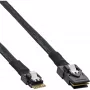 InLine schlank SAS Kabel InLine 27645B SFF-8654 auf Mini SAS SFF-8087 12Gb/s 1m