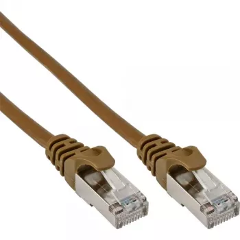 InLine Patchkabel SF/UTP Cat.5e braun 0,3m