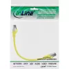 InLine Patchkabel, S/FTP (PiMf), Kat.8.1, 2000 MHz, halogenfrei, gelb, 0,25 m