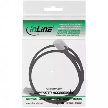InLine SAS-Kabel intern, Mini-SAS SFF-8087 auf Mini-SAS SFF-8087, mit Sideband, 1 m
