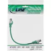 InLine Patchkabel, S/FTP (PiMf), Cat.8.1, 2000 MHz, halogenfrei, grün, 0,3 m