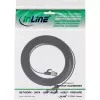 InLine Patchkabel flach, U/FTP, Cat.8.1, TPE halogenfrei, schwarz, 0,5 m