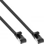 InLine Flach-Patchkabel, U/FTP, Cat.8.1, TPE halogenfrei, schwarz, 7,5m