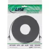 InLine Flach-Patchkabel, U/FTP, Cat.8.1, TPE halogenfrei, schwarz, 7,5m