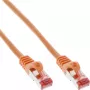 InLine Patchkabel S/FTP PiMF Cat.6 250MHz PVC Kupfer orange 0,5m