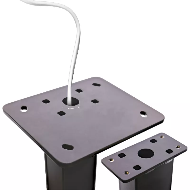 InLine Universal Wallbox-Ständer mit EV-Ladekabelhalter, schwarz