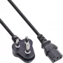 InLine B-16652R Netzkabel, South Africa Type D 5A auf C13, 1,8 m, 35er Großpackung