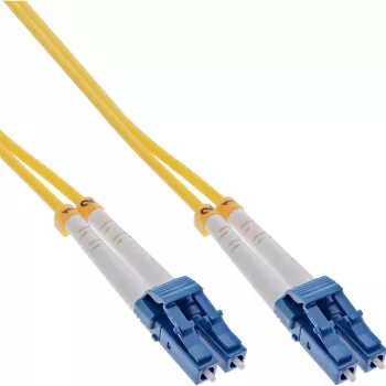 InLine Glasfaser-Duplexkabel LC/LC 9/125µm OS2 2m