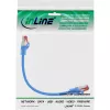 InLine Patchkabel S/FTP PiMF Cat.6 250MHz PVC Kupfer blau 0,3m