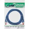 InLine Patchkabel S/FTP PiMF Cat.6 250MHz PVC Kupfer blau 0,25m
