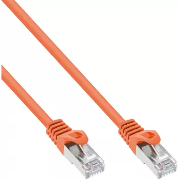 InLine Patchkabel SF/UTP Cat.5e orange 0,5 m